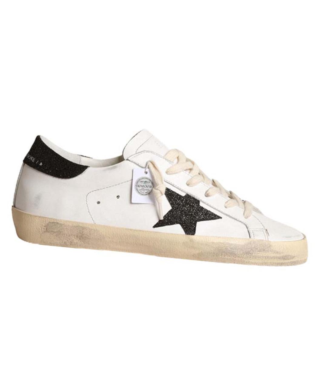 GOLDEN GOOSE DELUXE BRAND Белые кожаные кеды, фото 5