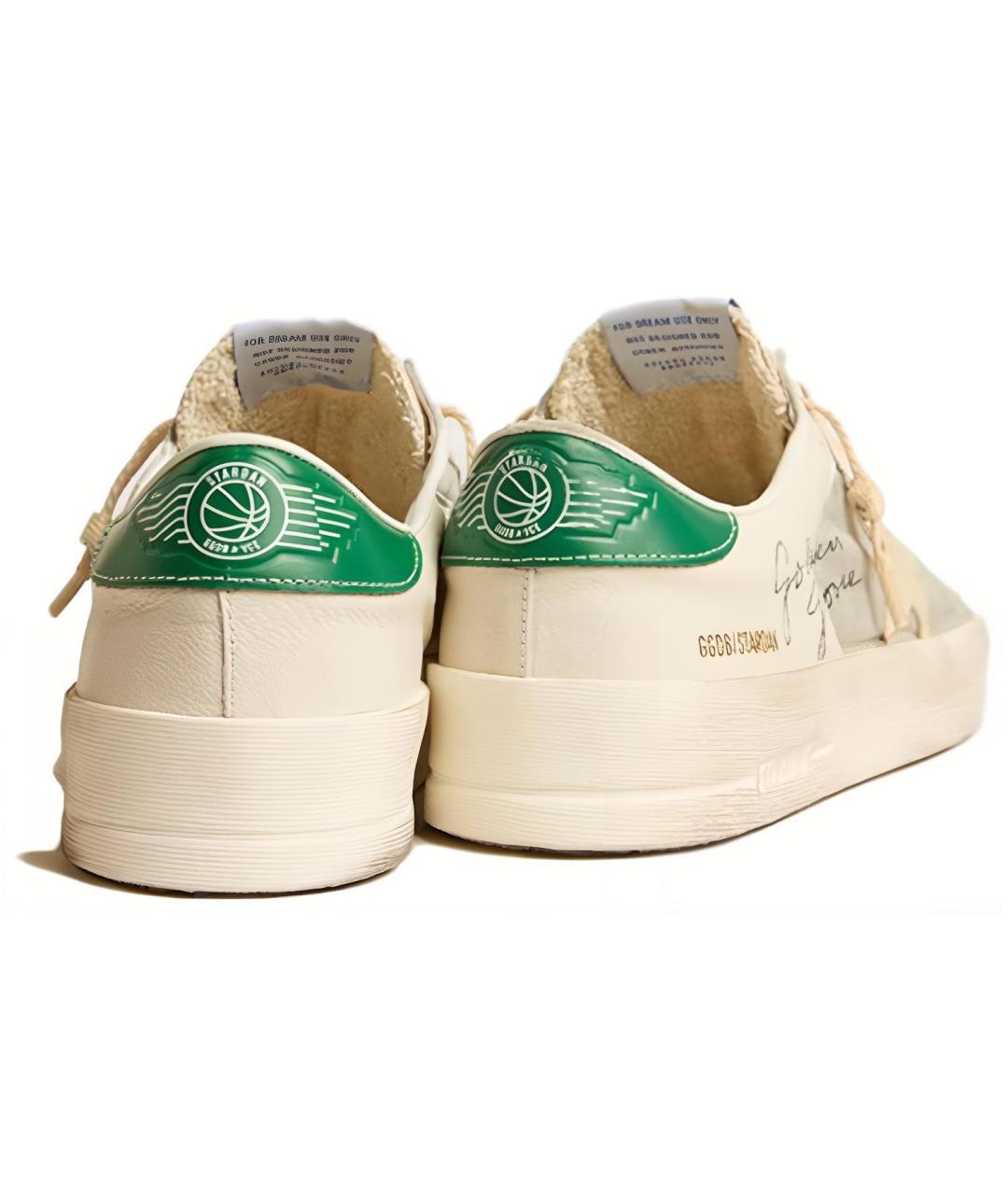 GOLDEN GOOSE DELUXE BRAND Бежевые низкие кроссовки / кеды, фото 4