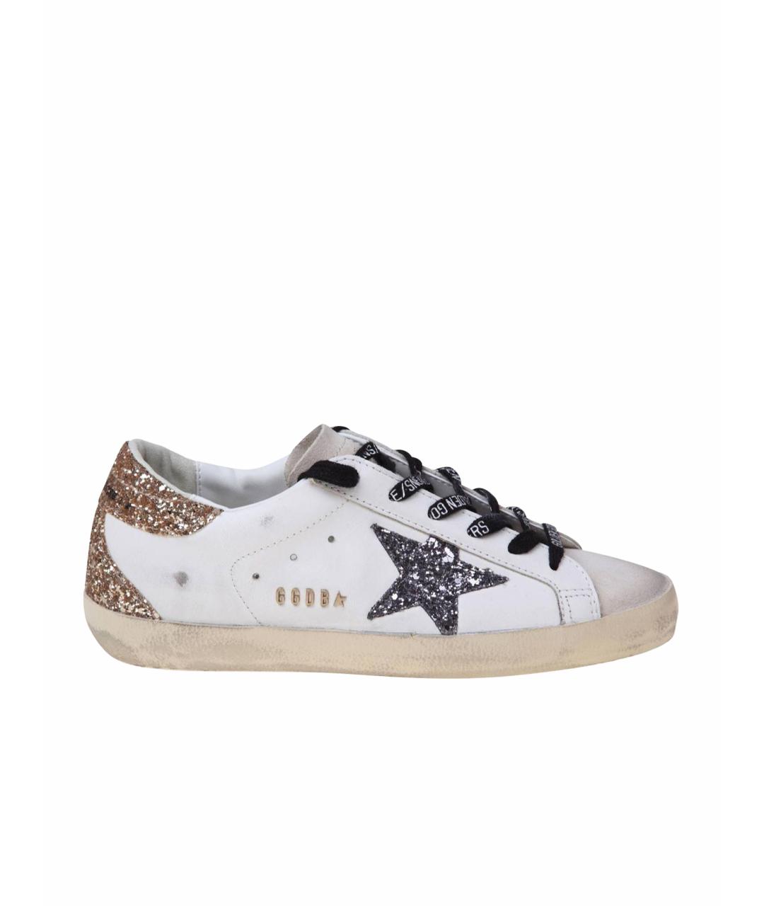 GOLDEN GOOSE DELUXE BRAND Белые кожаные кеды, фото 6