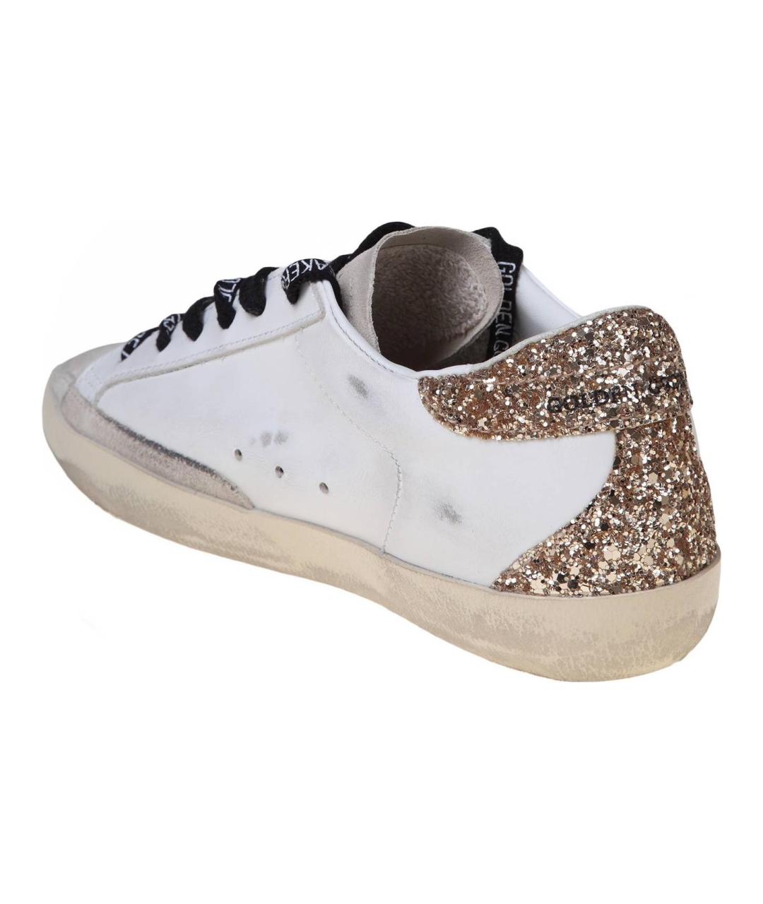 GOLDEN GOOSE DELUXE BRAND Белые кожаные кеды, фото 4