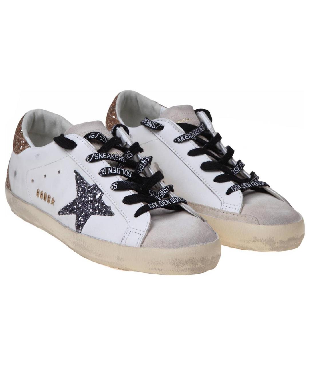 GOLDEN GOOSE DELUXE BRAND Белые кожаные кеды, фото 3