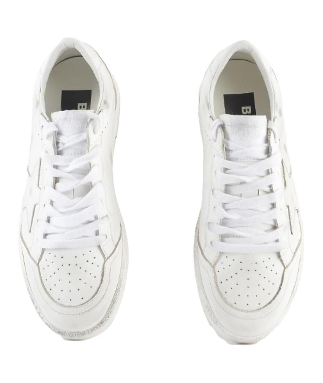 GOLDEN GOOSE DELUXE BRAND Белые кожаные кеды, фото 5