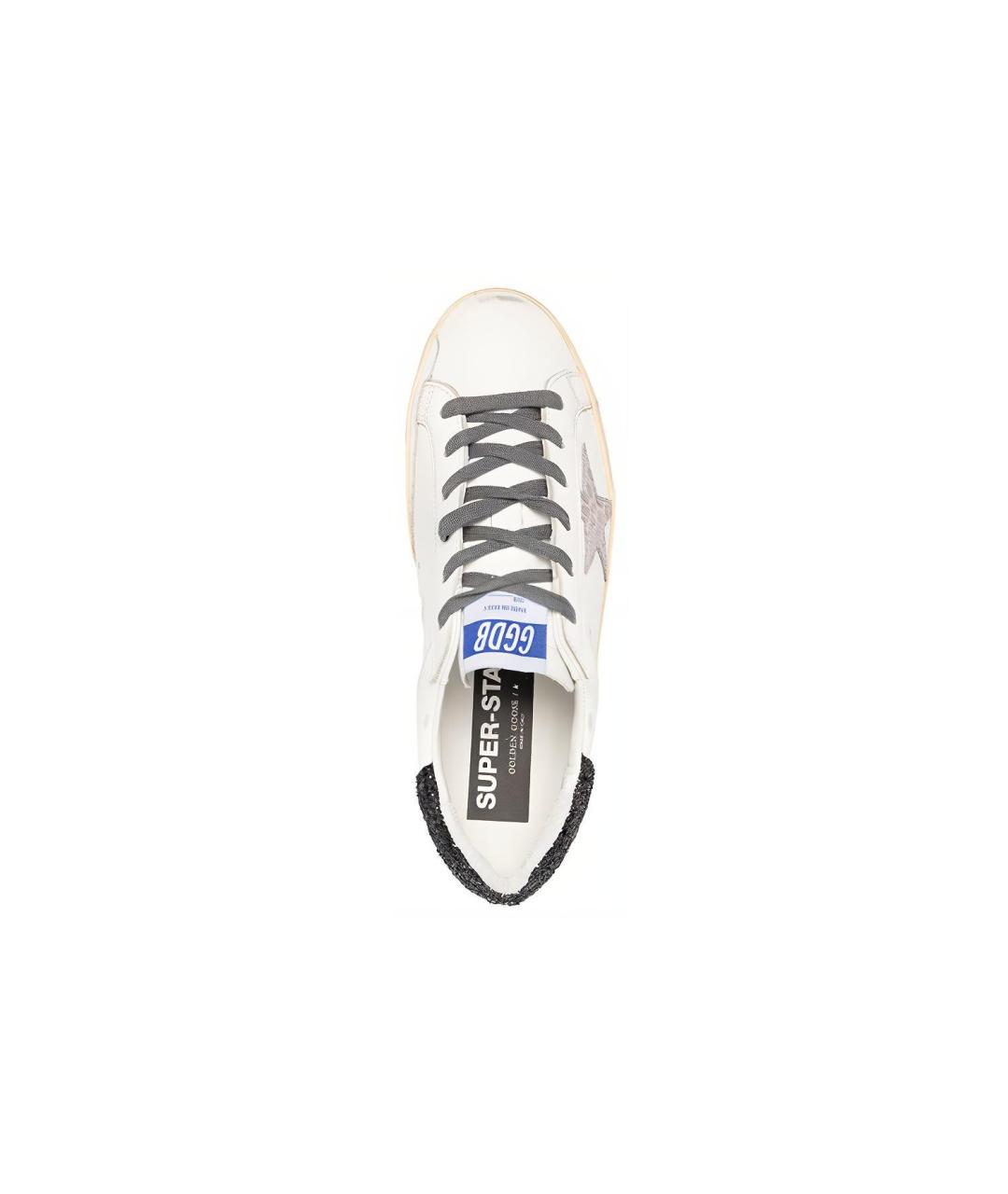 GOLDEN GOOSE DELUXE BRAND Белые кожаные кеды, фото 4