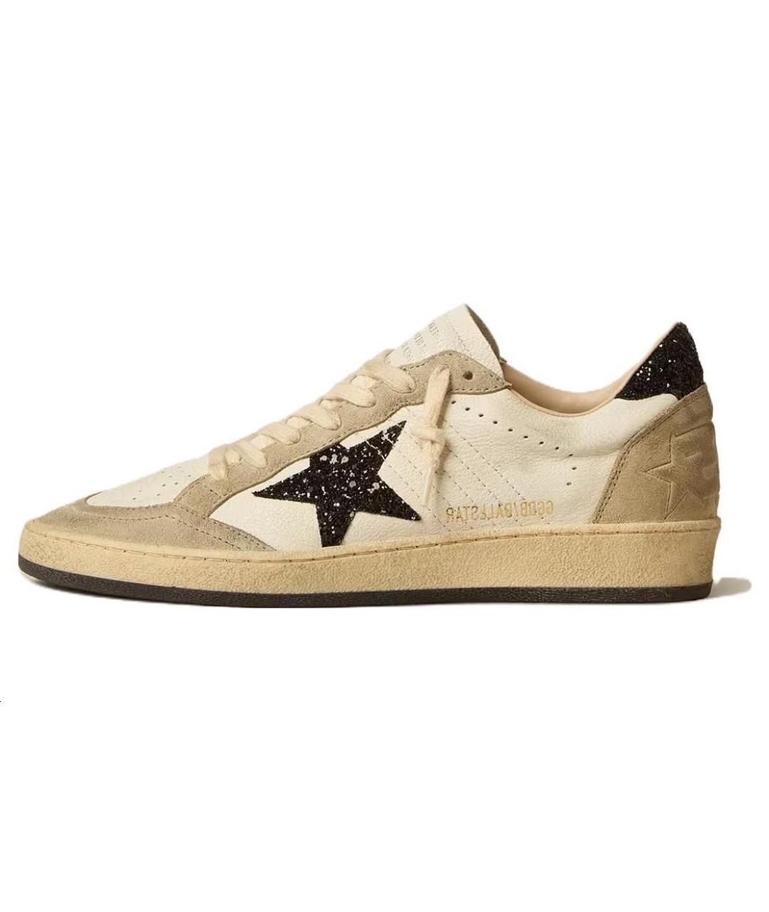 GOLDEN GOOSE DELUXE BRAND Белые замшевые кеды, фото 2