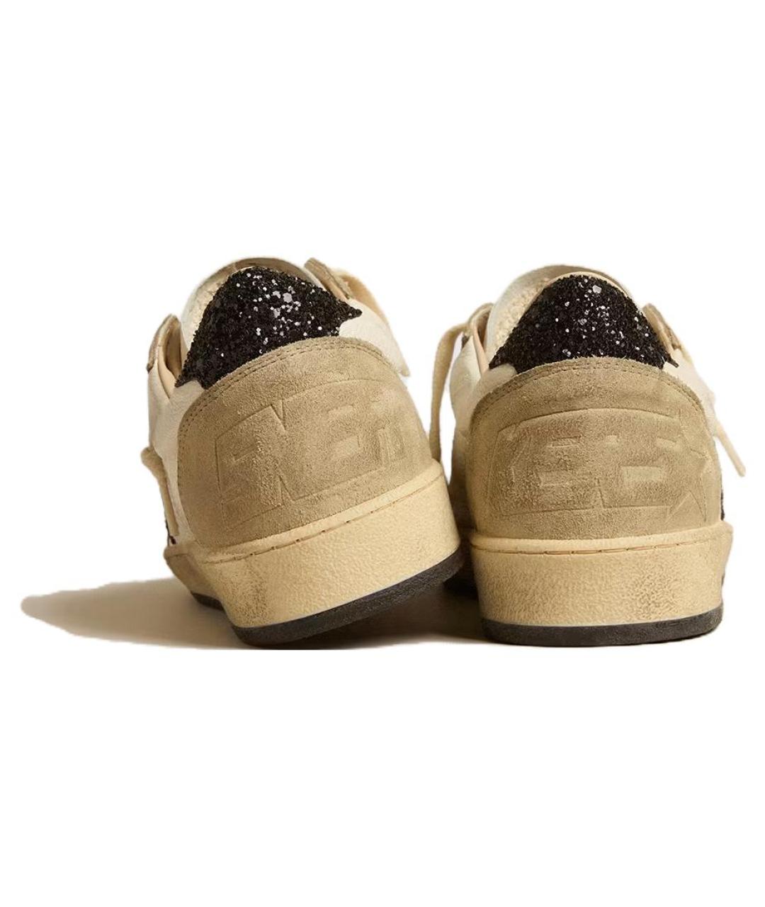 GOLDEN GOOSE DELUXE BRAND Белые замшевые кеды, фото 4