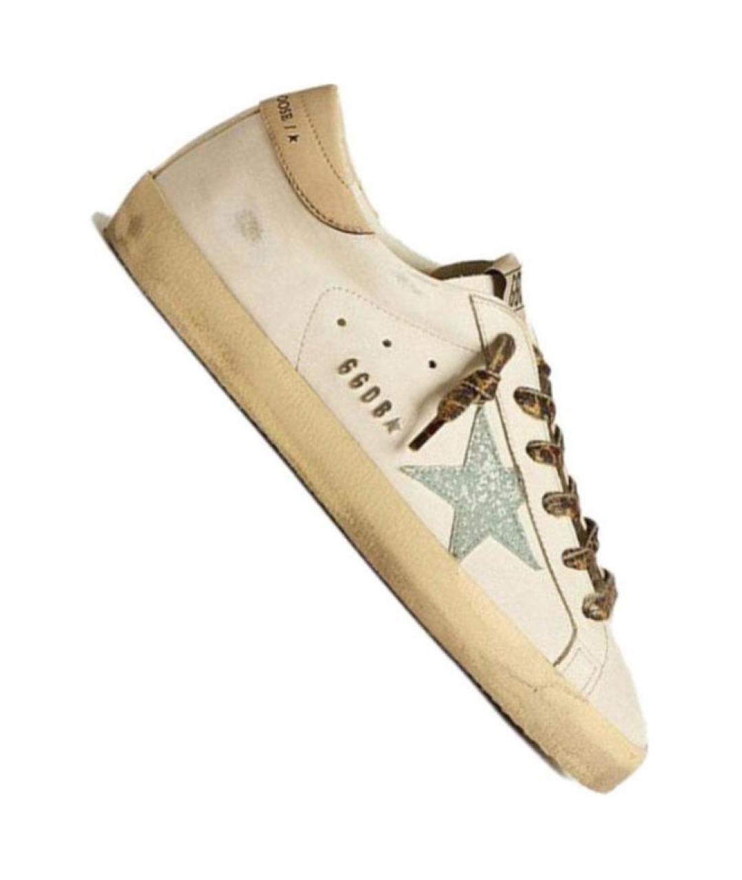 GOLDEN GOOSE DELUXE BRAND Бежевые кеды, фото 3