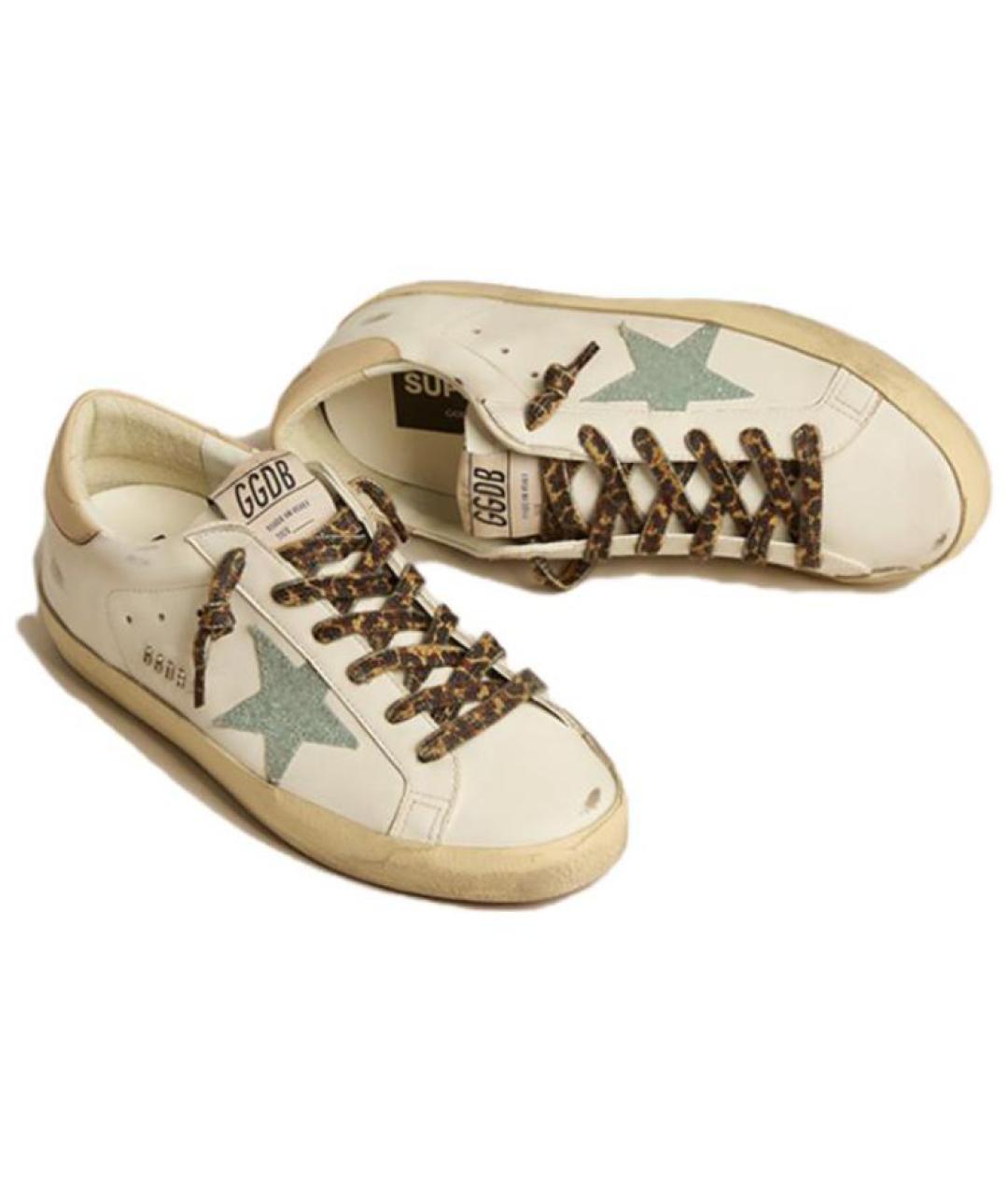 GOLDEN GOOSE DELUXE BRAND Бежевые кеды, фото 4