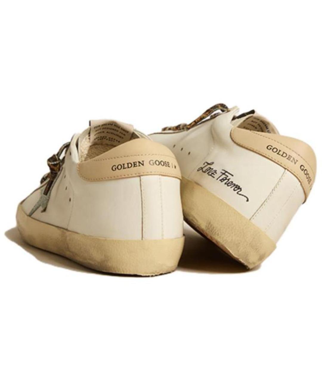 GOLDEN GOOSE DELUXE BRAND Бежевые кеды, фото 5