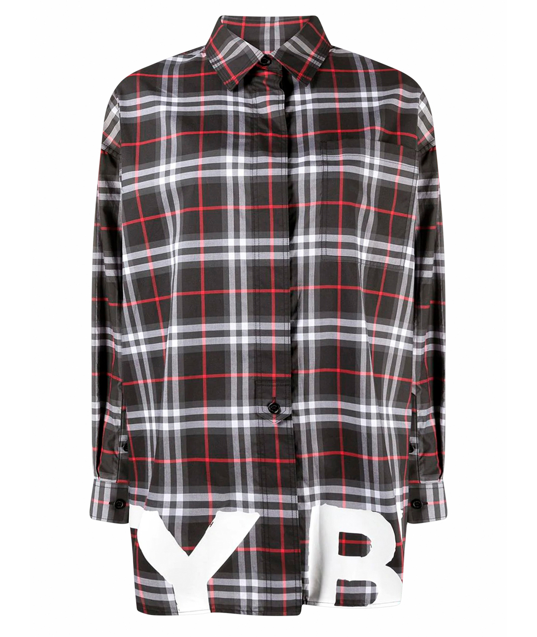 BURBERRY Черная хлопковая рубашка, фото 1