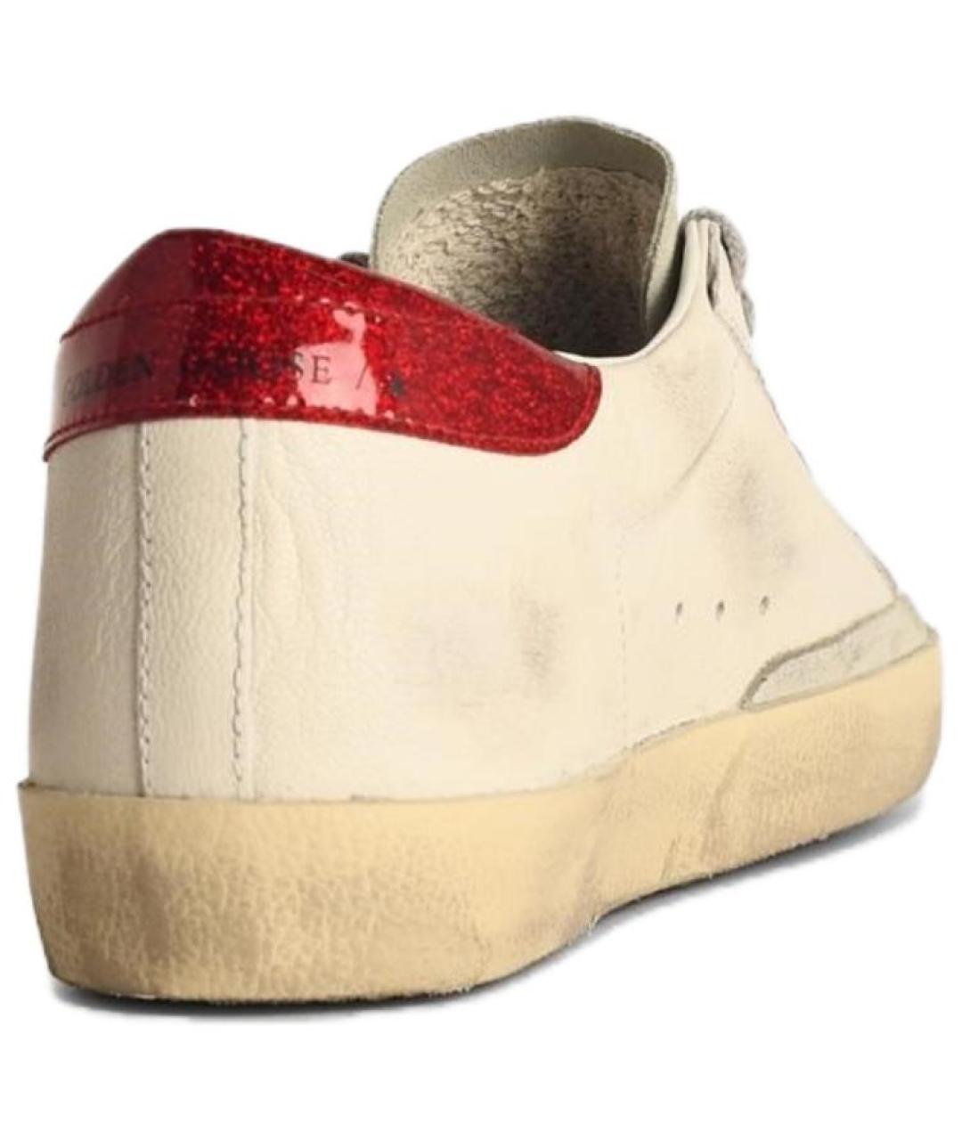 GOLDEN GOOSE DELUXE BRAND Белые кожаные кеды, фото 5