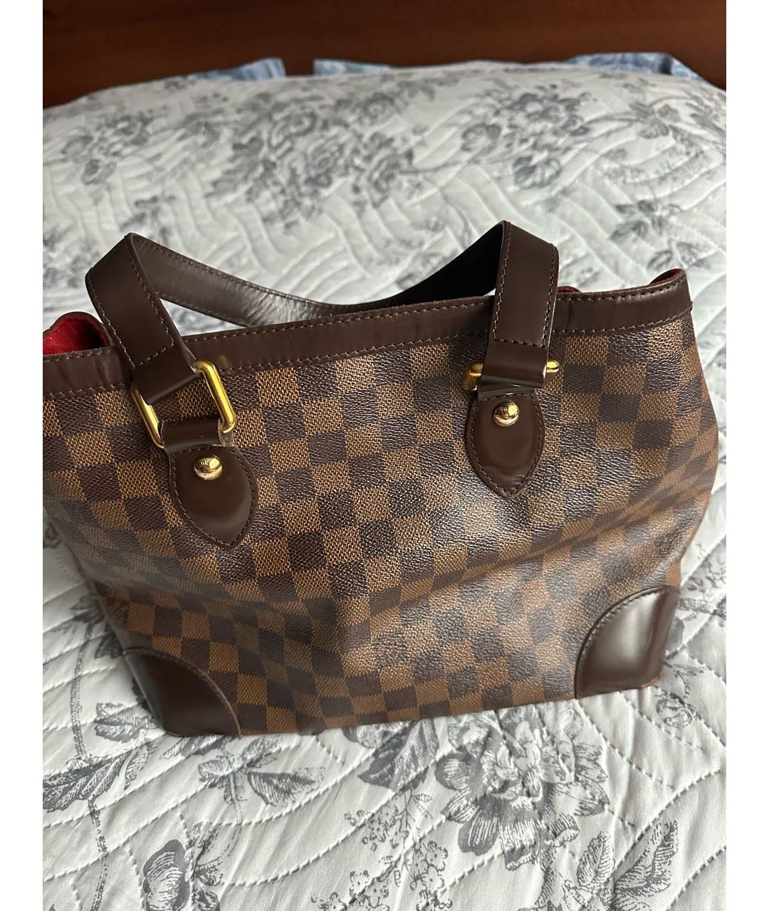 LOUIS VUITTON Коричневая сумка тоут, фото 2