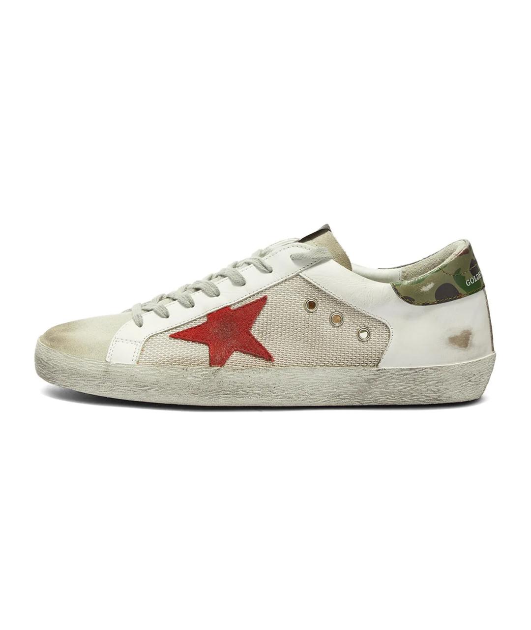 GOLDEN GOOSE DELUXE BRAND Белые низкие кроссовки / кеды, фото 2