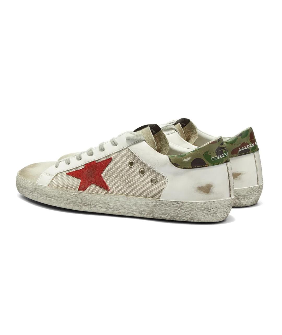 GOLDEN GOOSE DELUXE BRAND Белые низкие кроссовки / кеды, фото 4