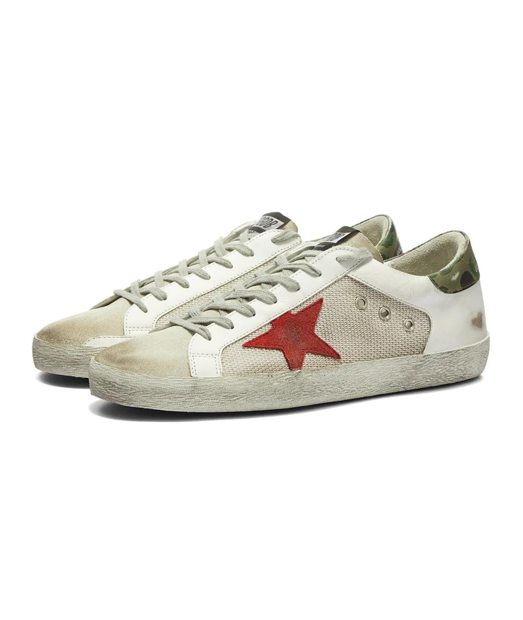 GOLDEN GOOSE DELUXE BRAND Белые низкие кроссовки / кеды, фото 3