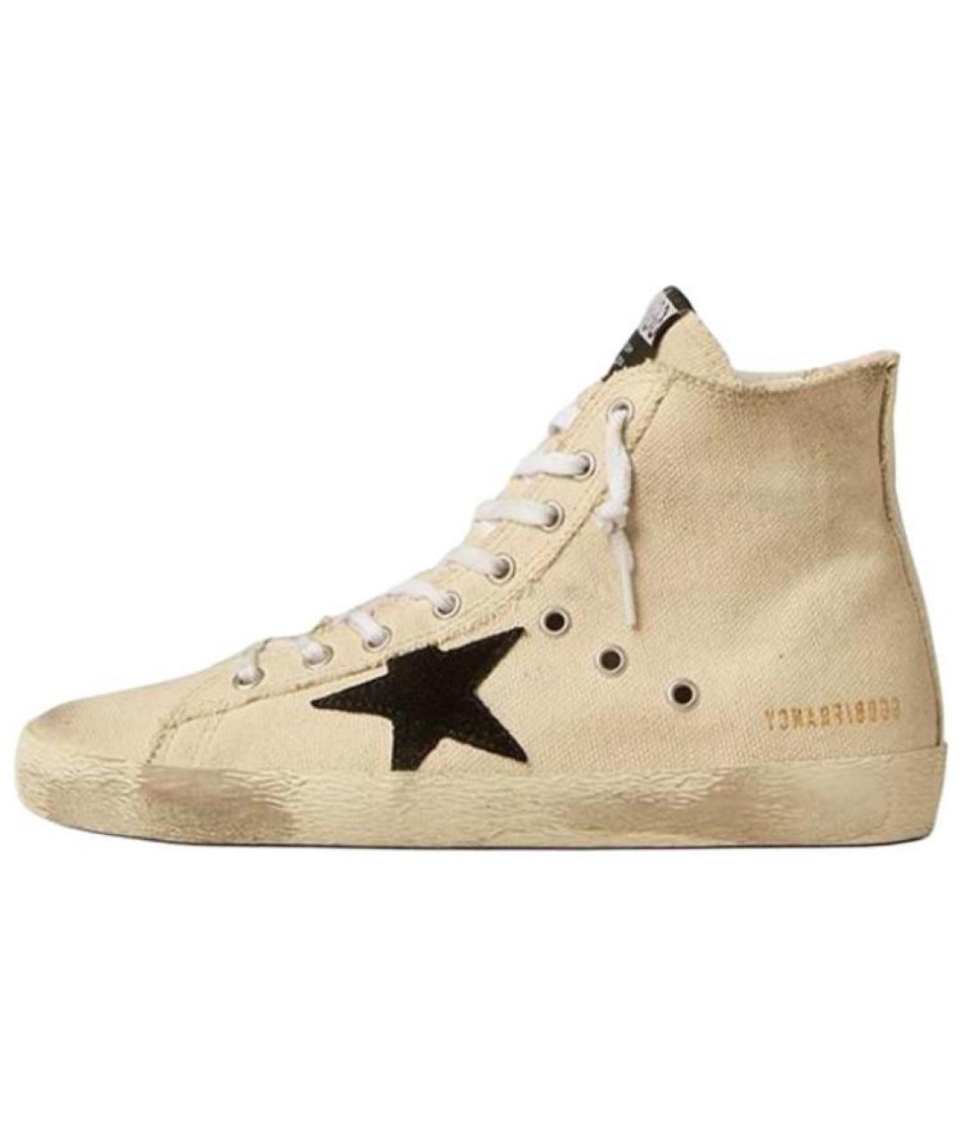 GOLDEN GOOSE DELUXE BRAND Белые текстильные кеды, фото 2