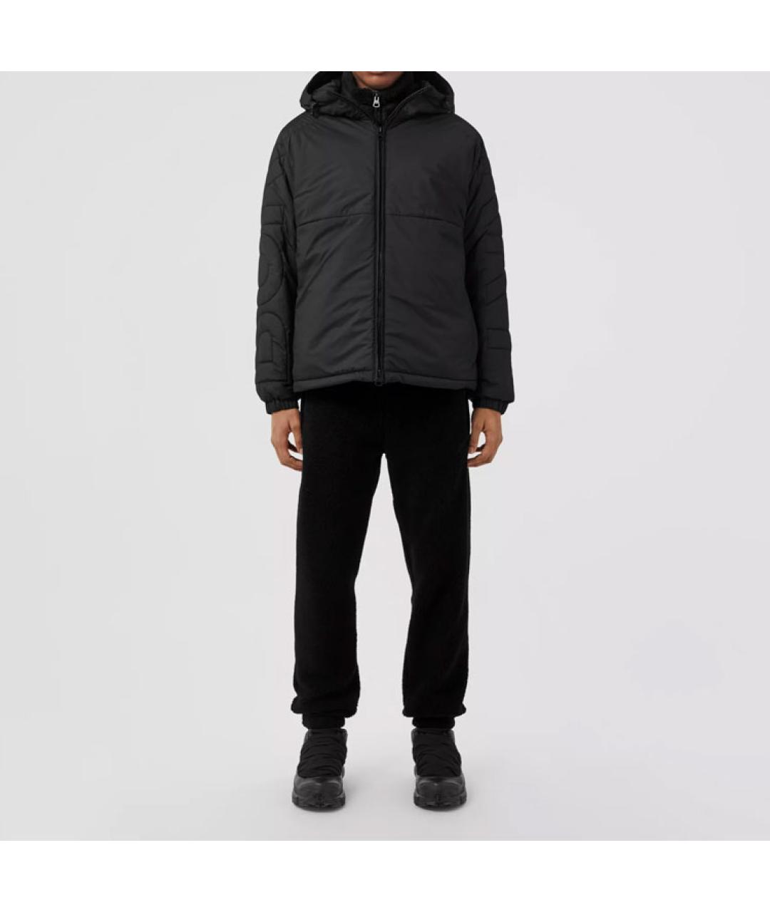 BURBERRY Черный пуховик, фото 2