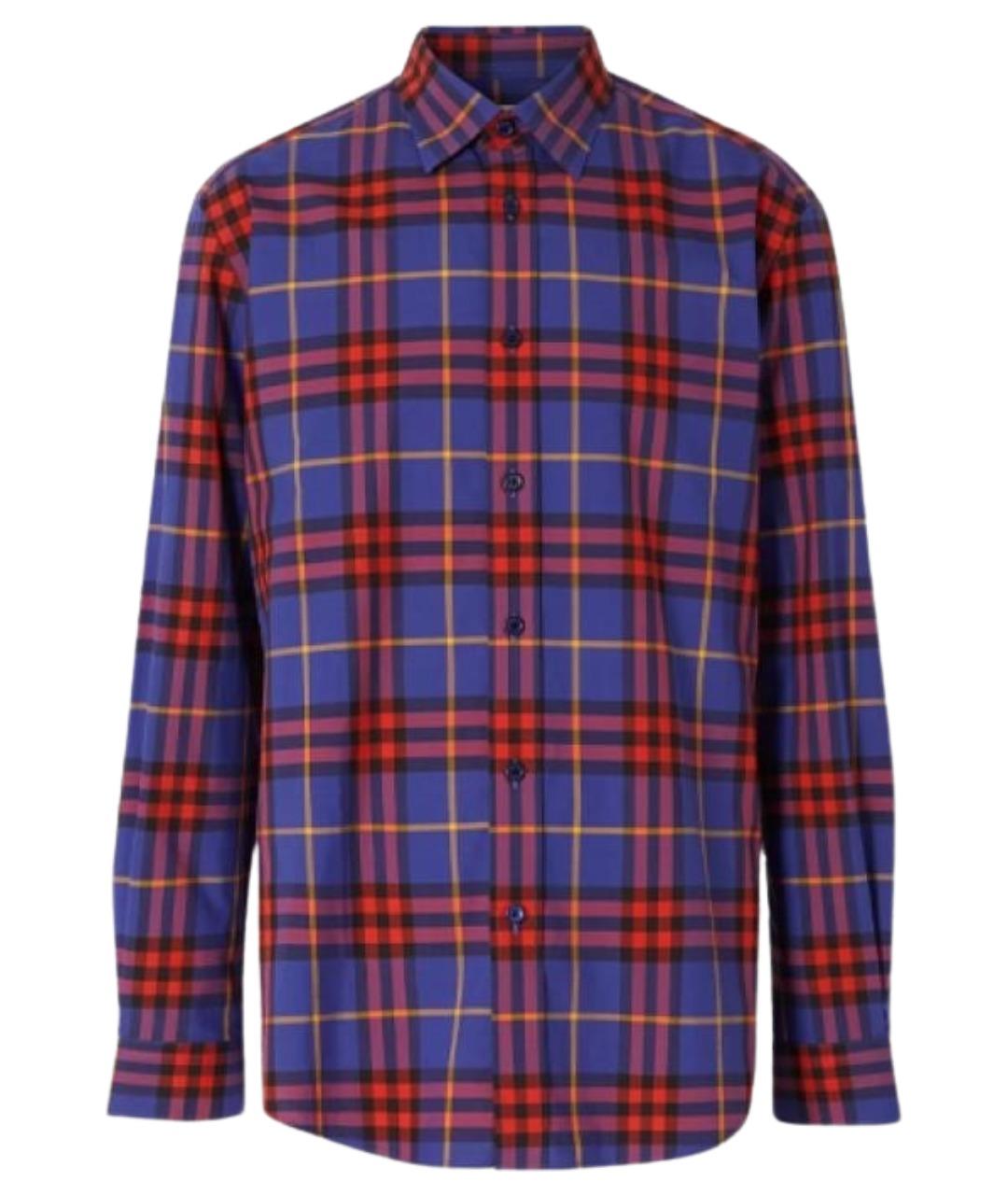 BURBERRY Мульти хлопко-лиоцелловая кэжуал рубашка, фото 1