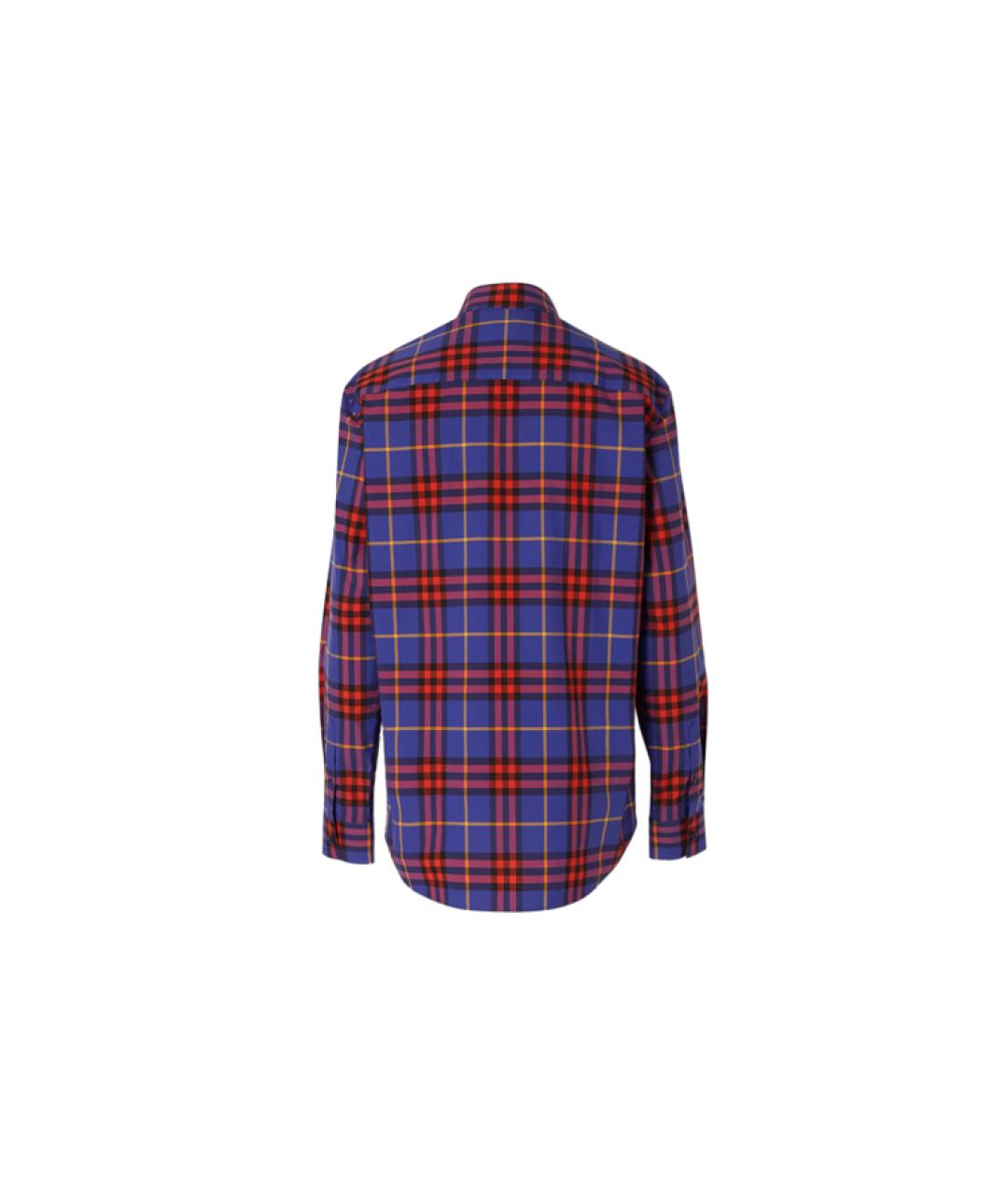 BURBERRY Мульти хлопко-лиоцелловая кэжуал рубашка, фото 2