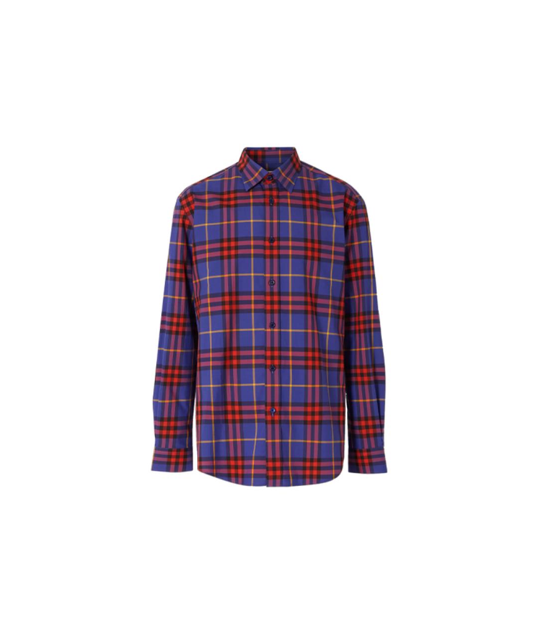 BURBERRY Мульти хлопко-лиоцелловая кэжуал рубашка, фото 6