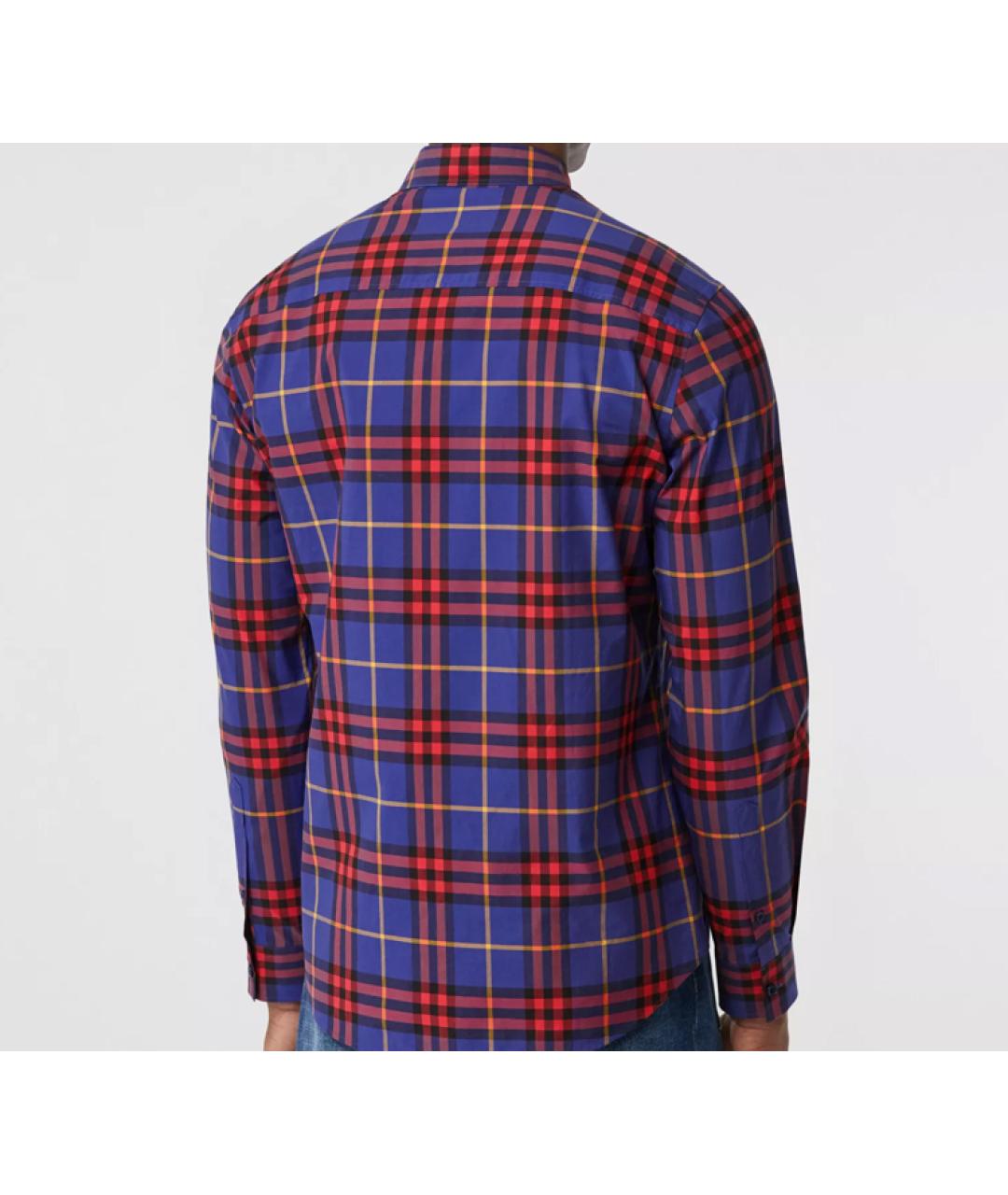 BURBERRY Мульти хлопко-лиоцелловая кэжуал рубашка, фото 3