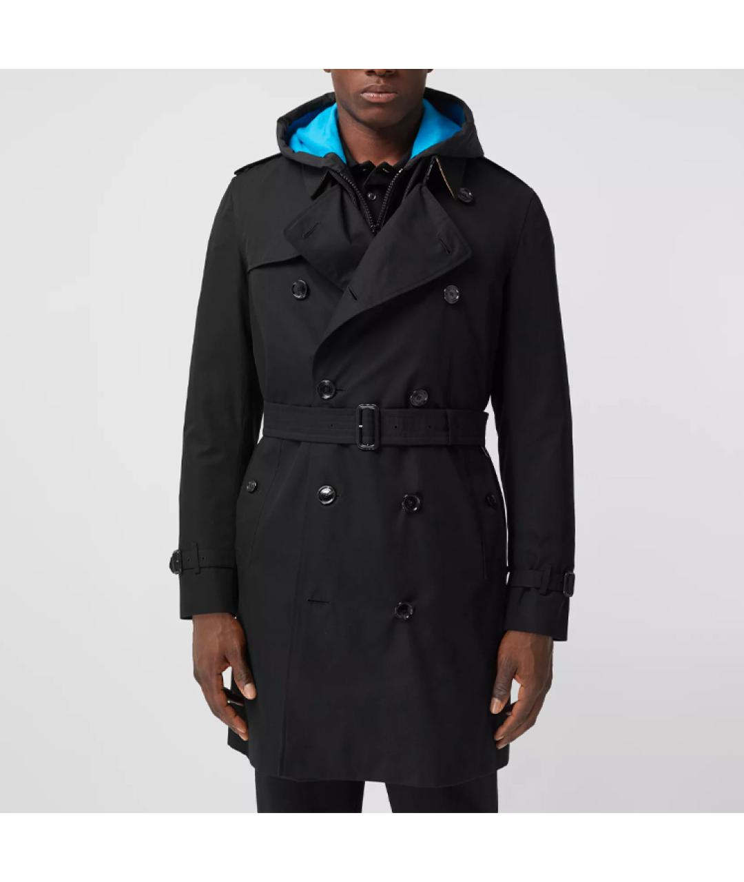 BURBERRY Черный тренч / плащ, фото 5