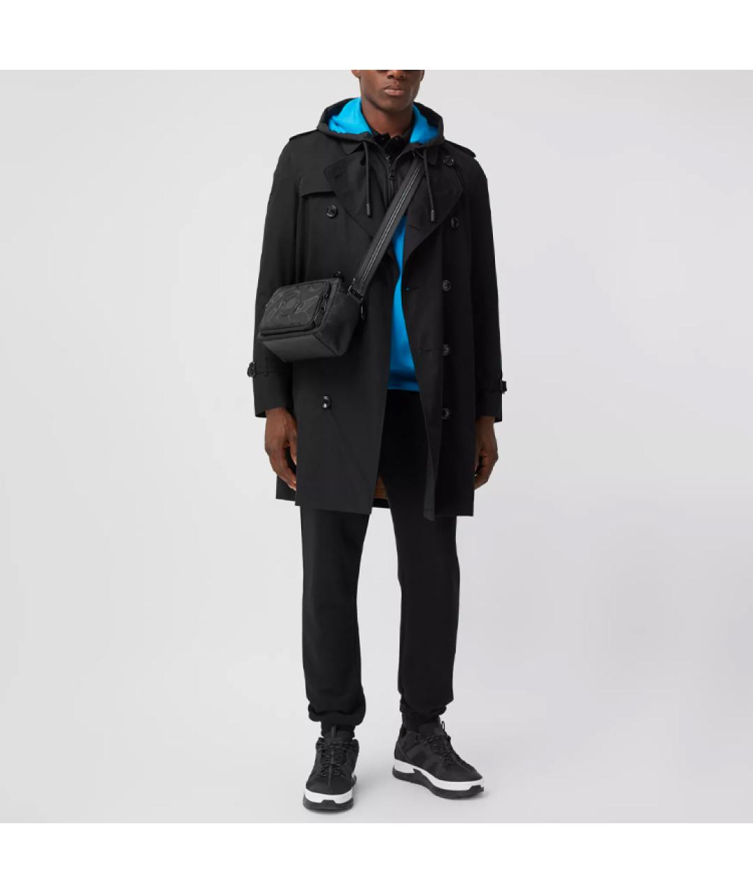 BURBERRY Черный тренч / плащ, фото 4