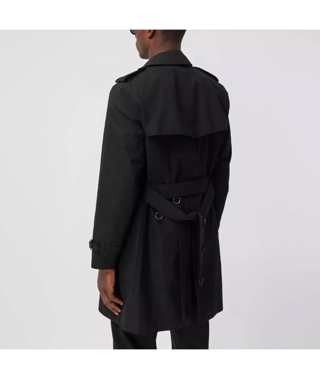 BURBERRY Черный тренч / плащ, фото 6