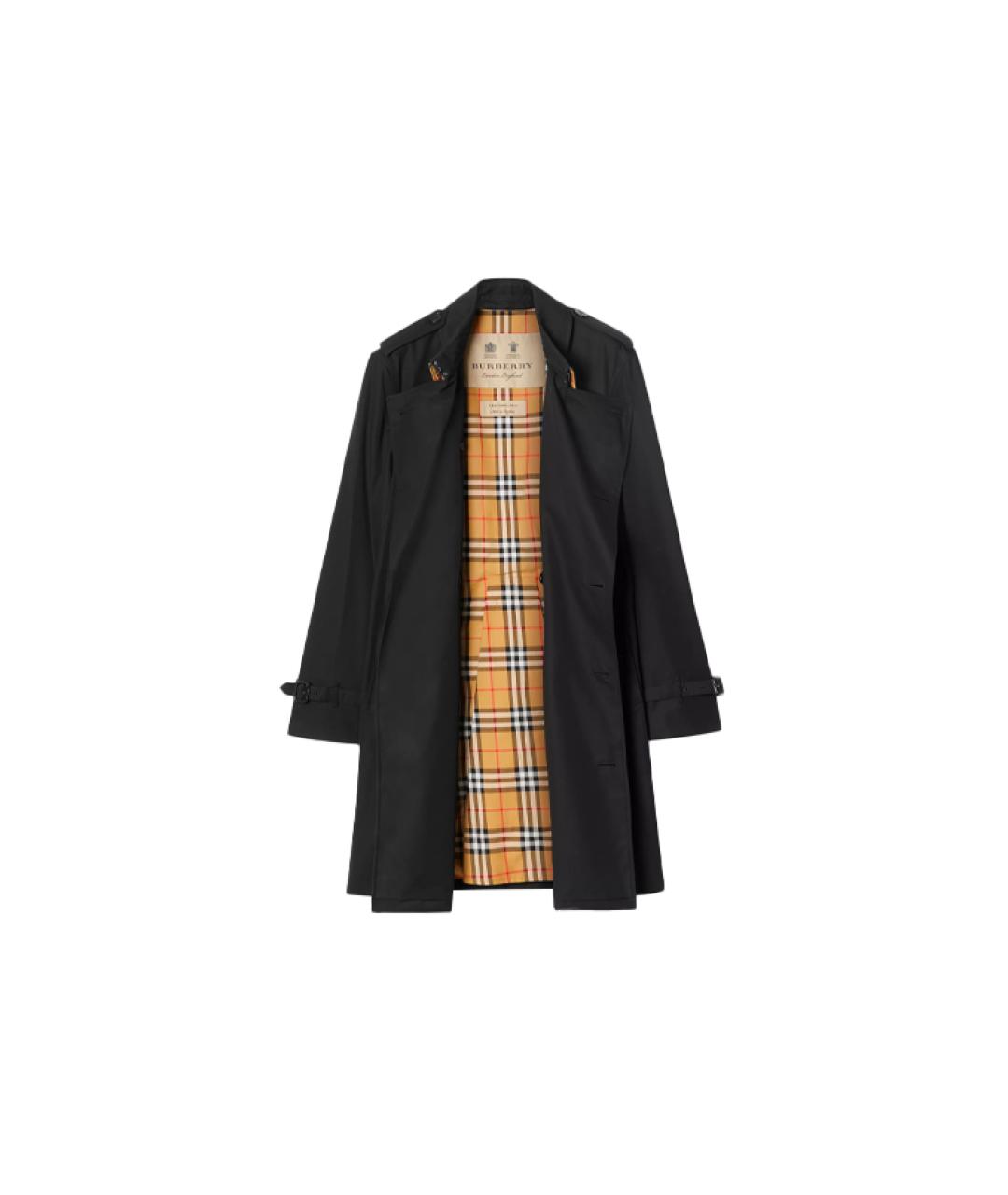 BURBERRY Черный тренч / плащ, фото 2
