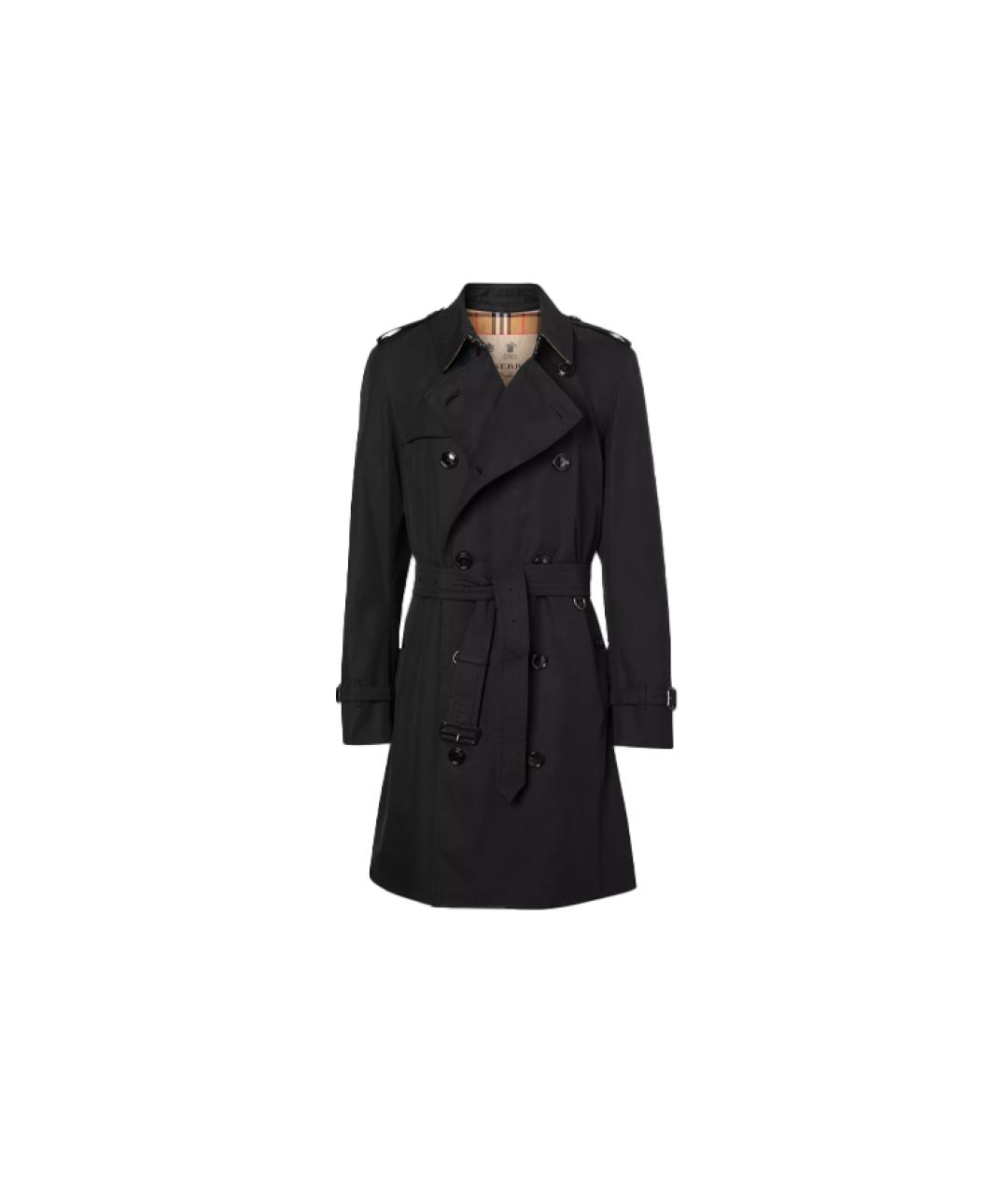 BURBERRY Черный тренч / плащ, фото 1
