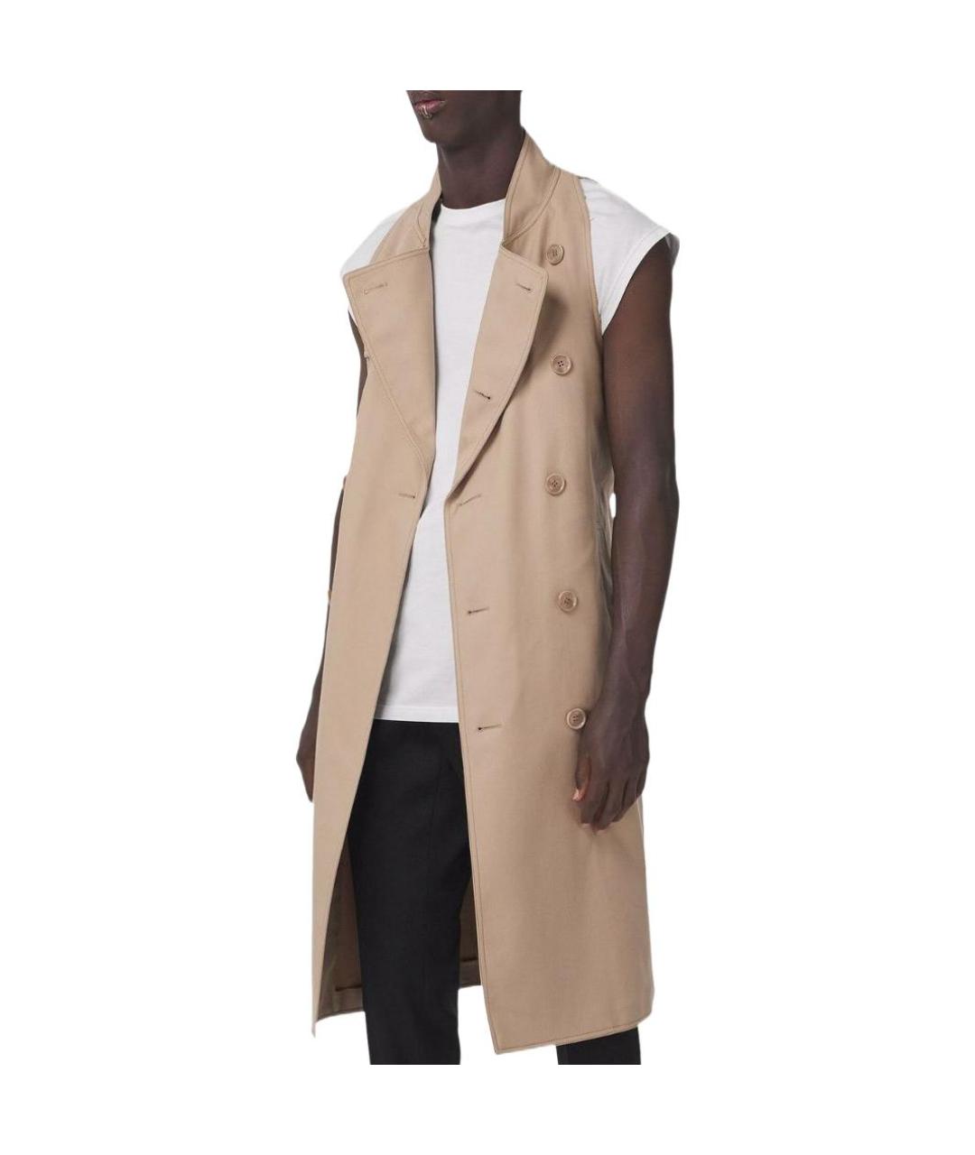BURBERRY Бежевый тренч / плащ, фото 4