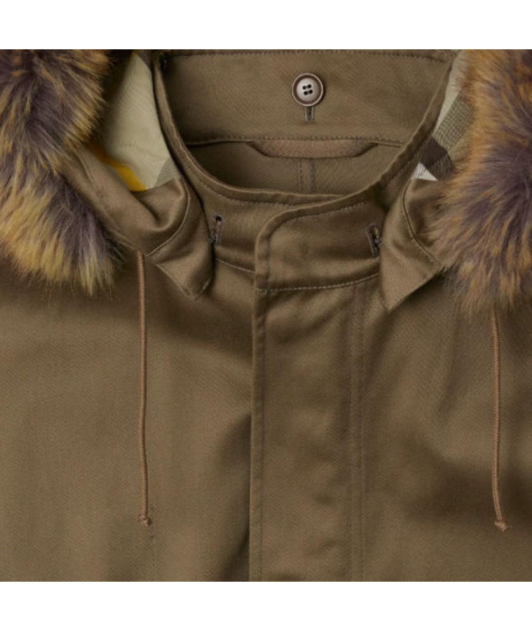 BURBERRY Коричневый тренч / плащ, фото 3