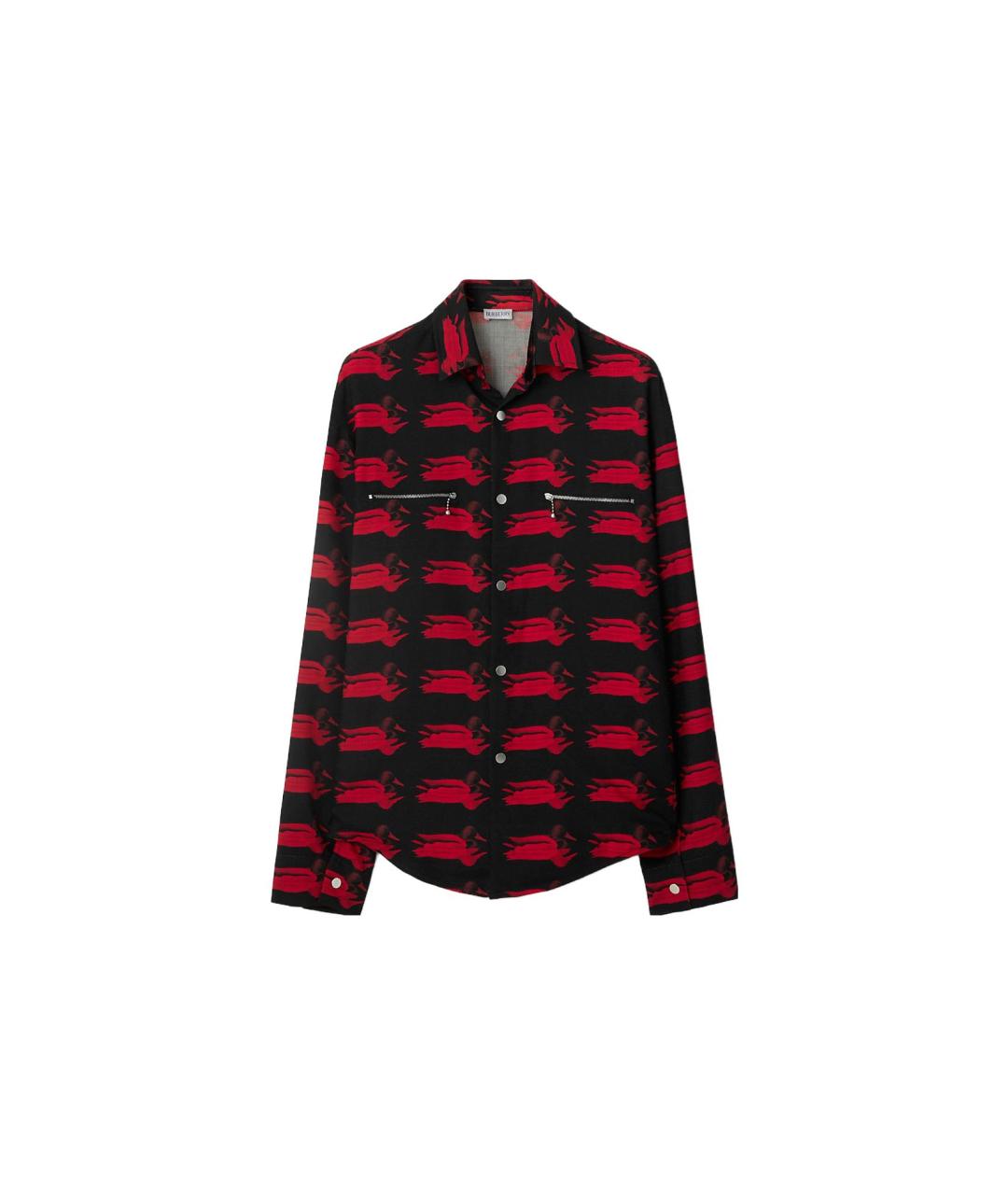 BURBERRY Красная кэжуал рубашка, фото 6