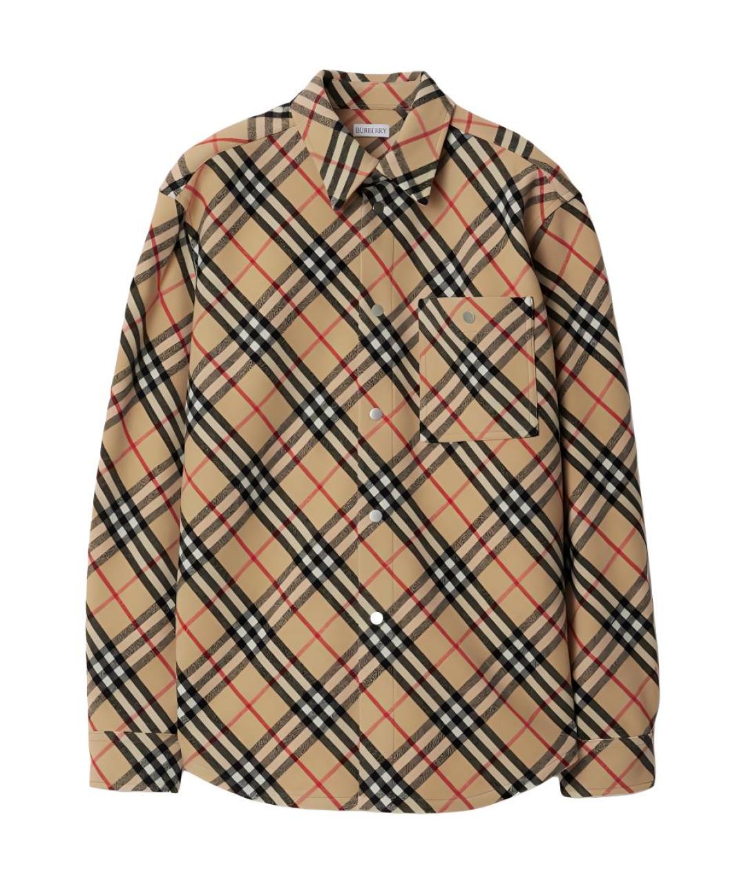 BURBERRY Мульти хлопковая кэжуал рубашка, фото 1