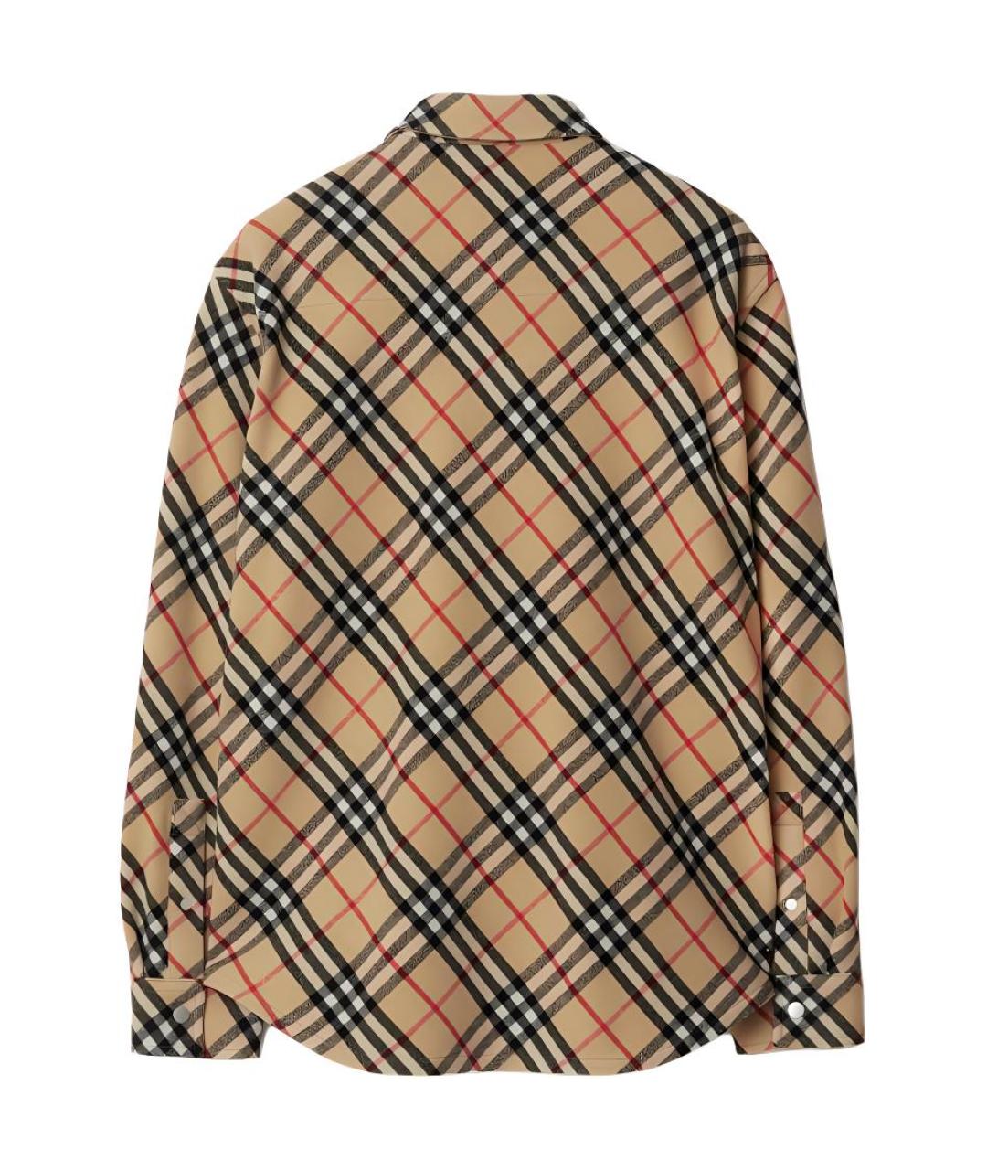 BURBERRY Мульти хлопковая кэжуал рубашка, фото 2