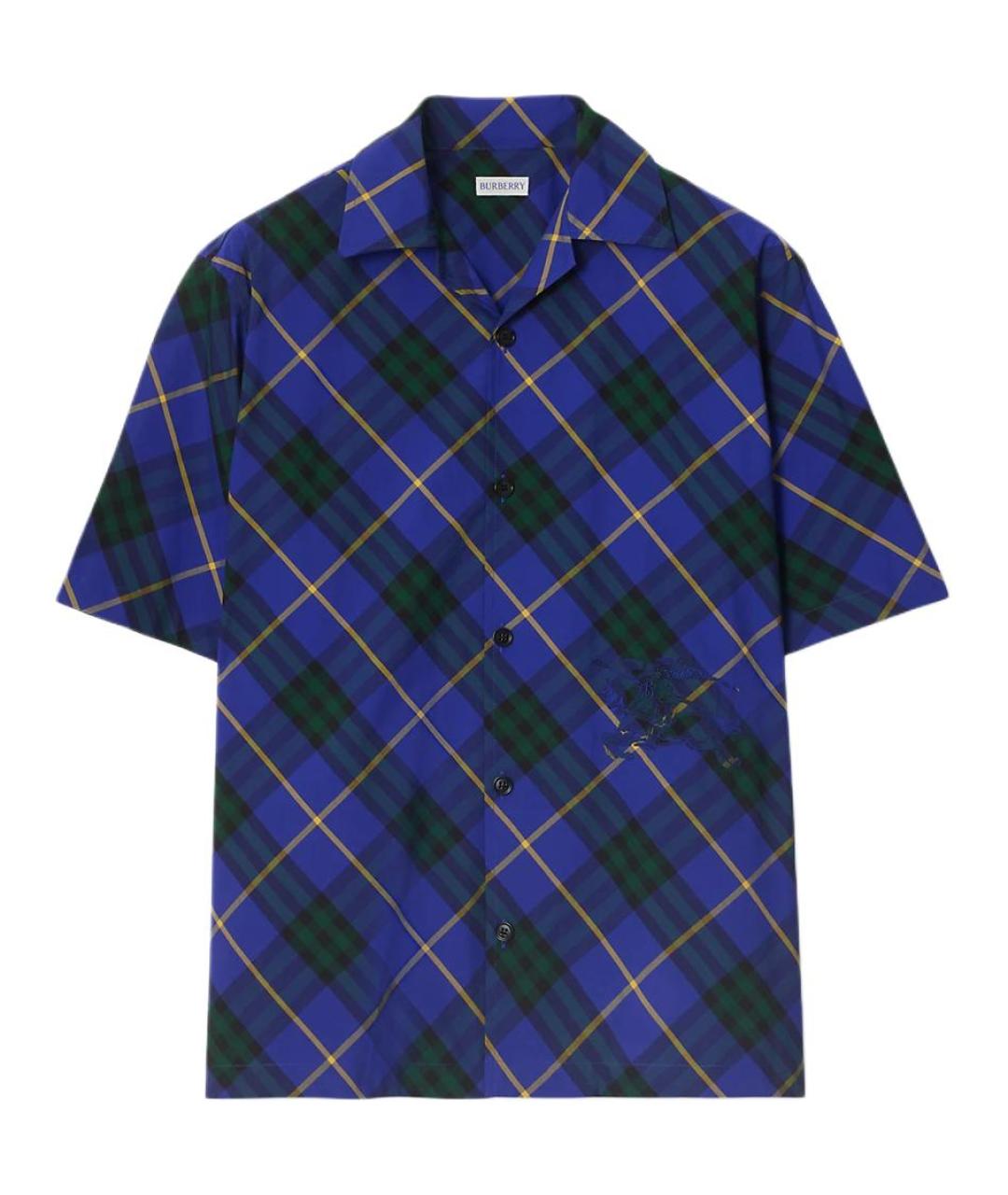 BURBERRY Синяя кэжуал рубашка, фото 1