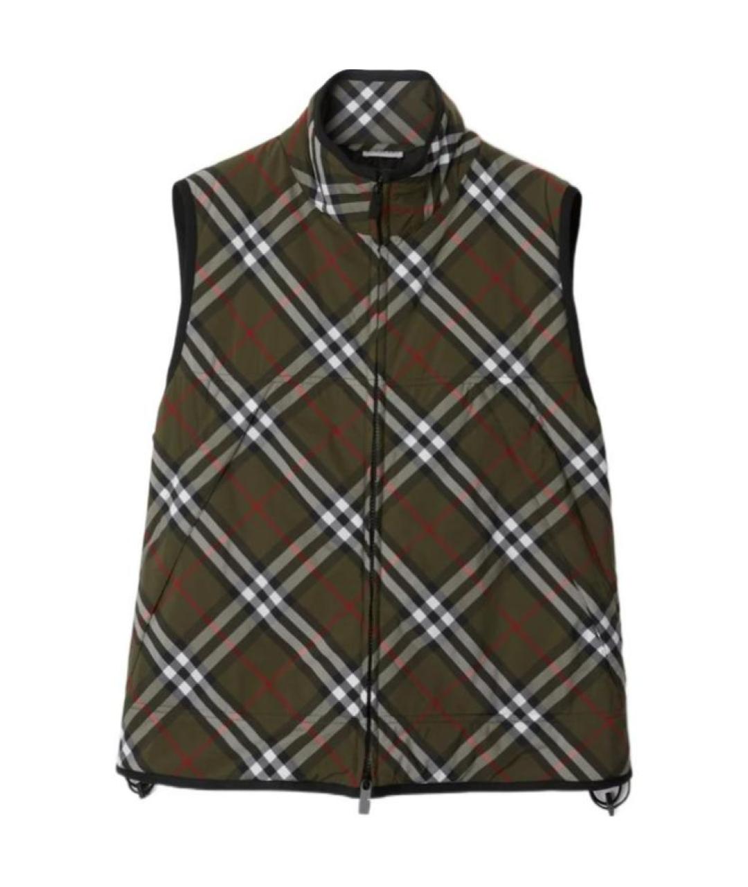 BURBERRY Хаки жилет, фото 1
