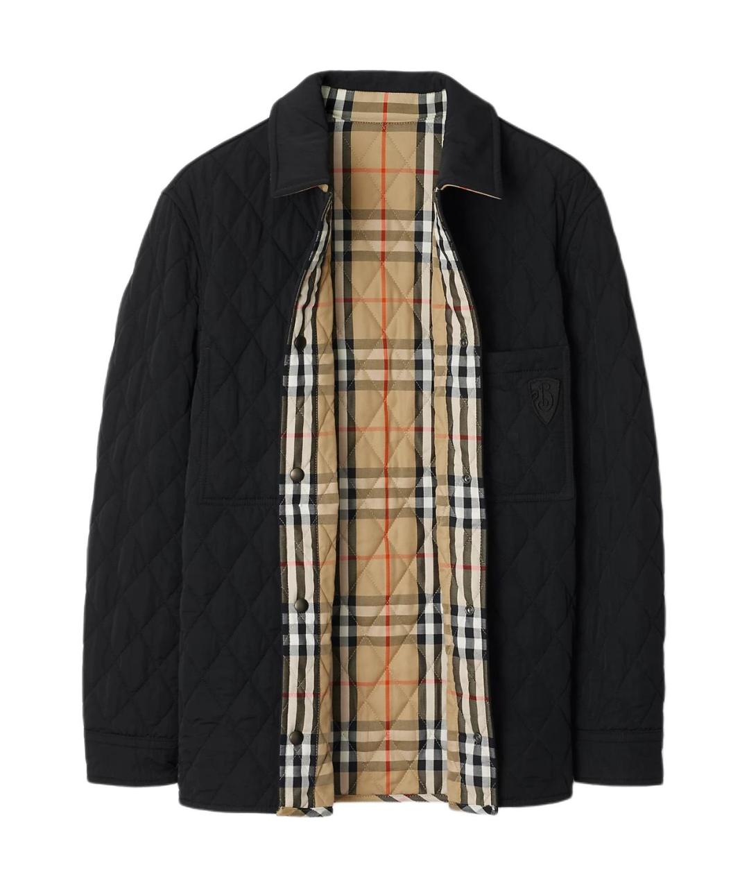BURBERRY Черная куртка, фото 2