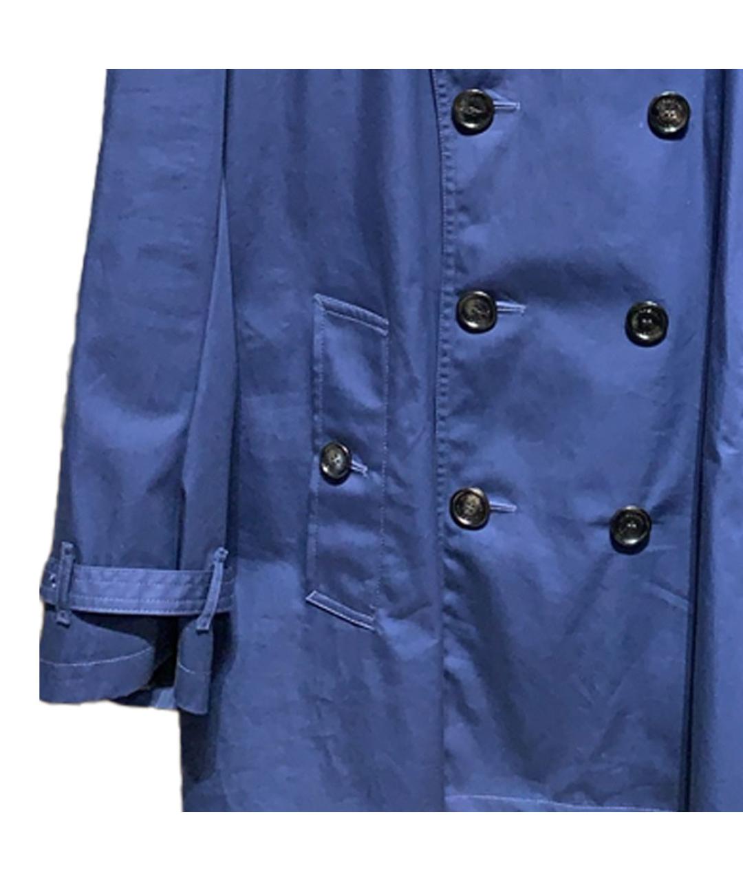 BURBERRY Синий тренч / плащ, фото 5