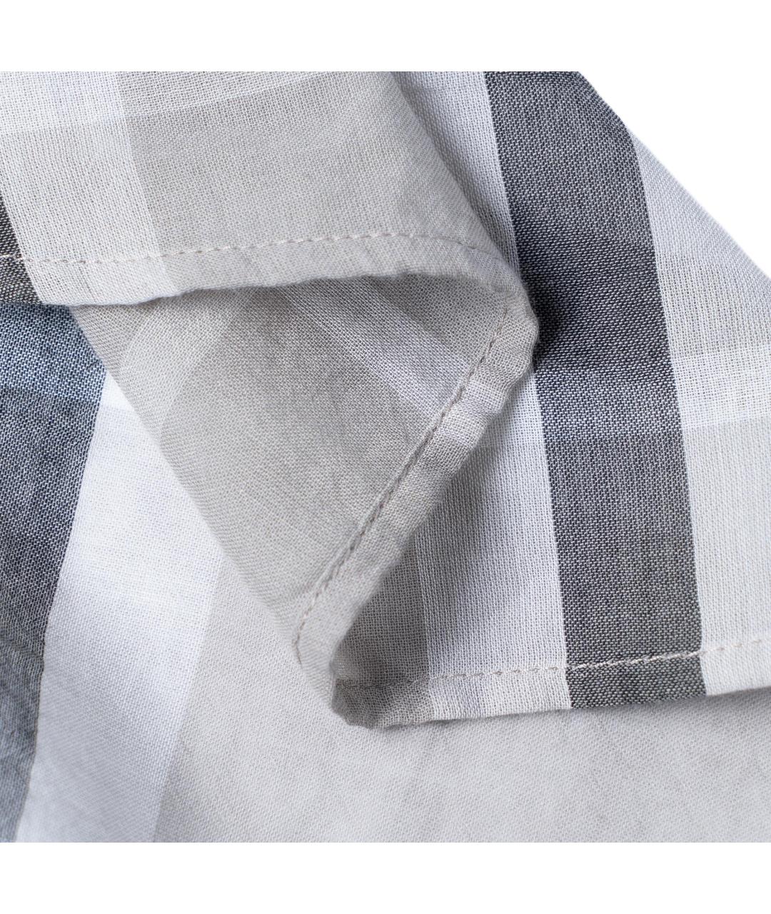 BURBERRY Серая хлопковая кэжуал рубашка, фото 6