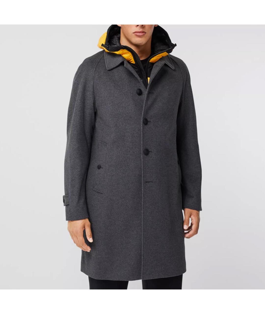 BURBERRY Серый тренч / плащ, фото 4