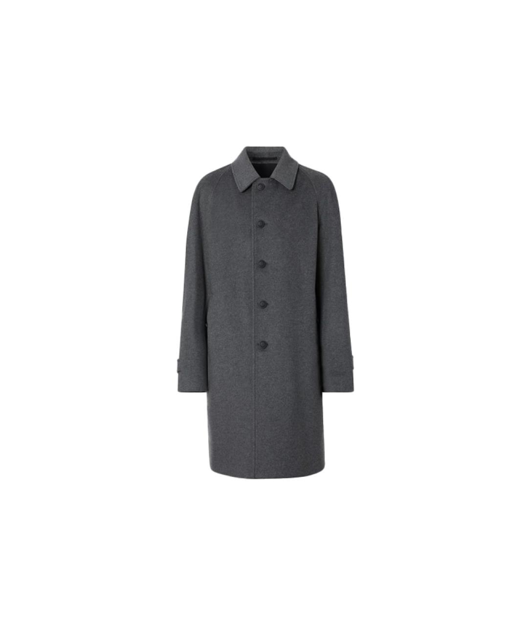 BURBERRY Серый тренч / плащ, фото 1