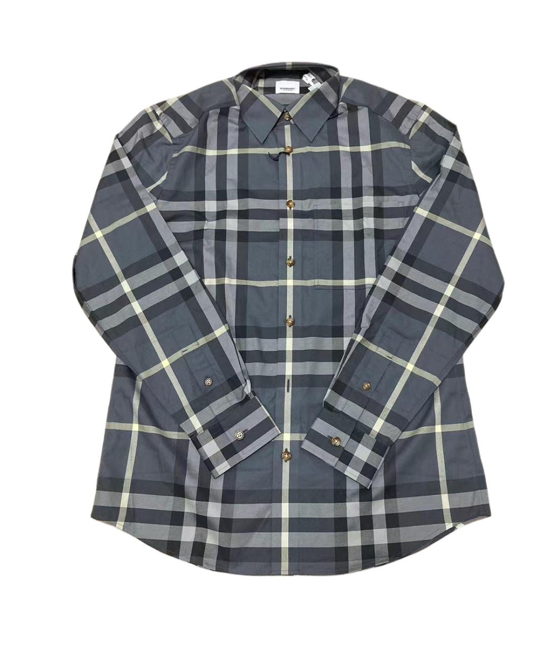 BURBERRY Мульти хлопковая кэжуал рубашка, фото 1