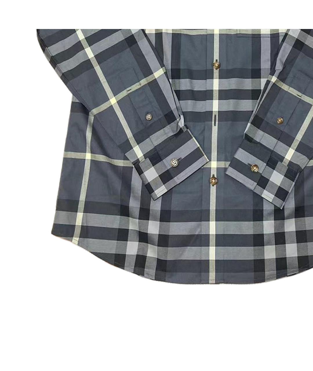 BURBERRY Мульти хлопковая кэжуал рубашка, фото 3