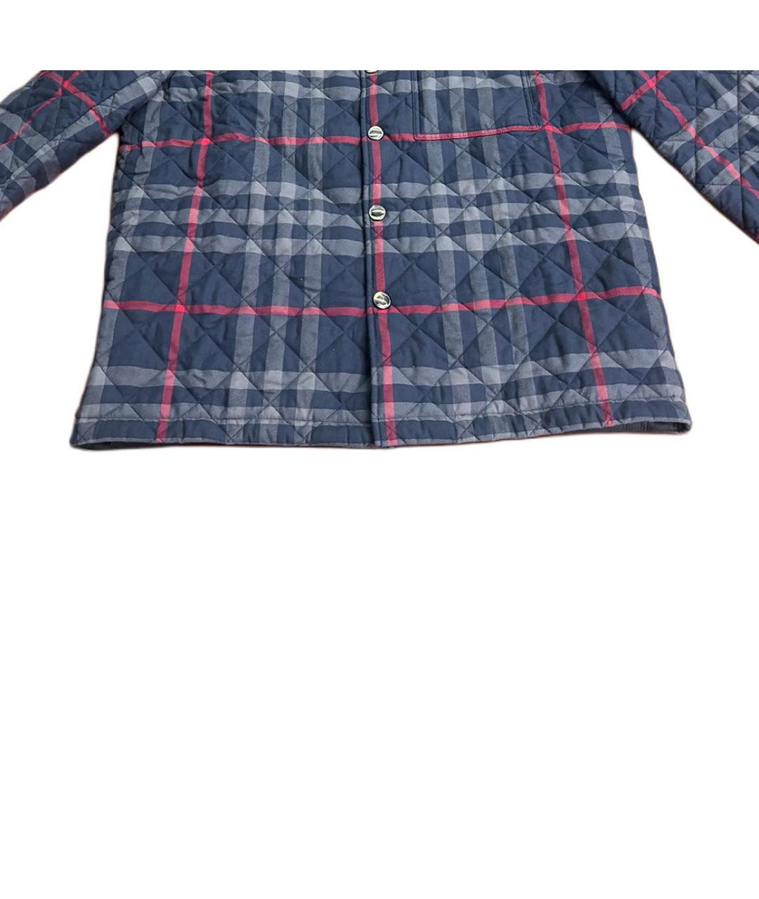 BURBERRY Темно-синий пуховик, фото 4