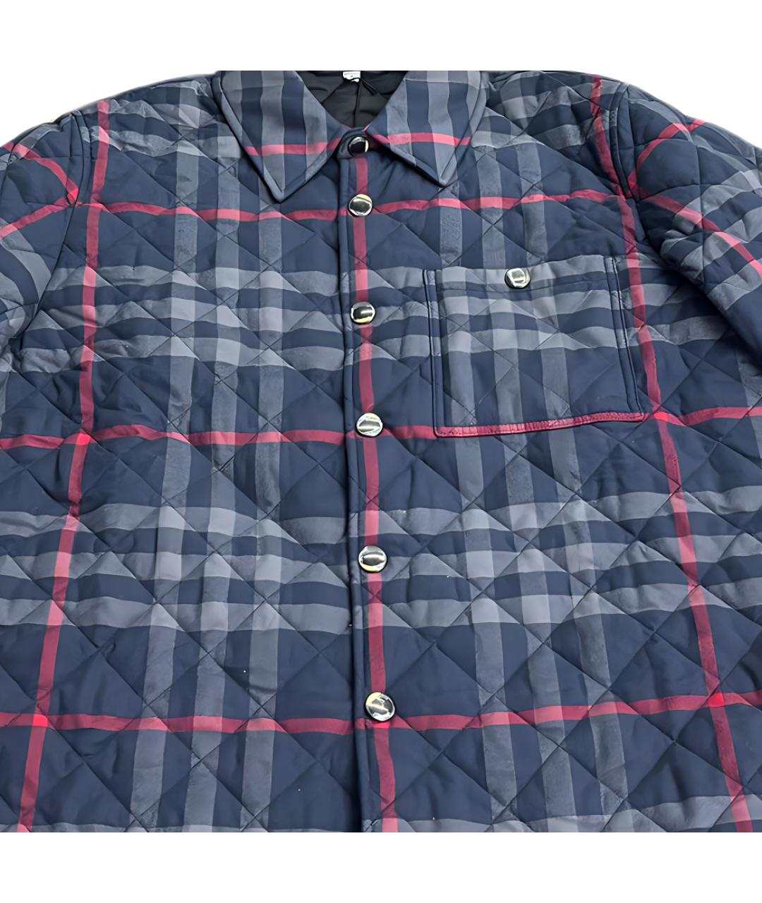 BURBERRY Темно-синий пуховик, фото 2