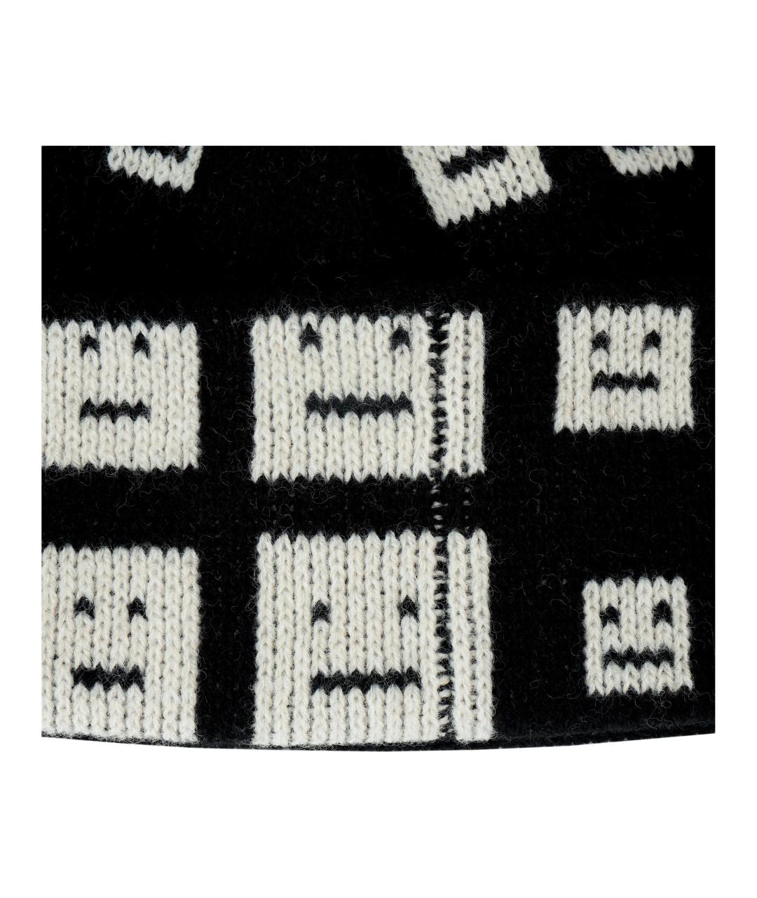 ACNE STUDIOS Черная шапка, фото 5