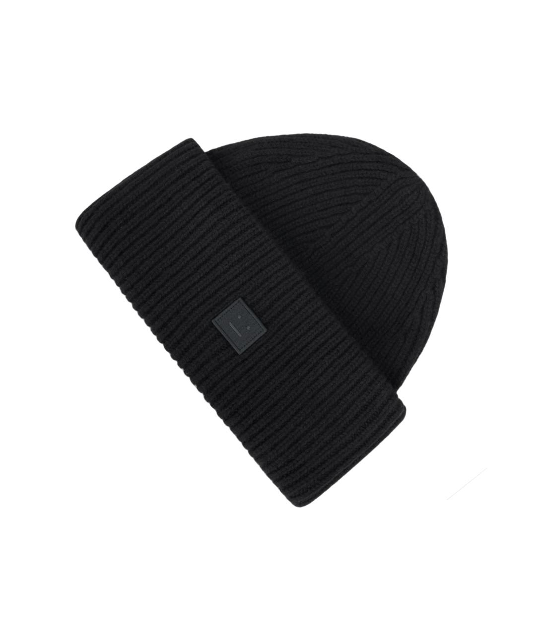 ACNE STUDIOS Черная шерстяная шапка, фото 3