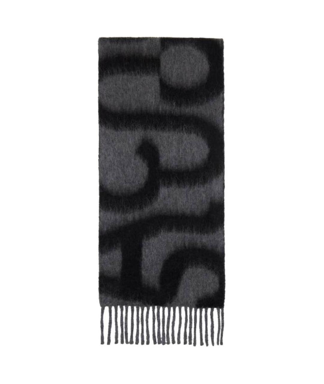 ACNE STUDIOS Серый шарф, фото 4