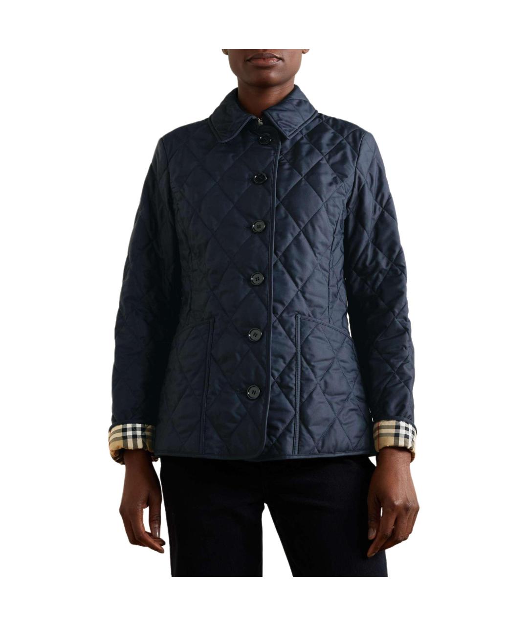 BURBERRY Темно-синяя куртка, фото 3