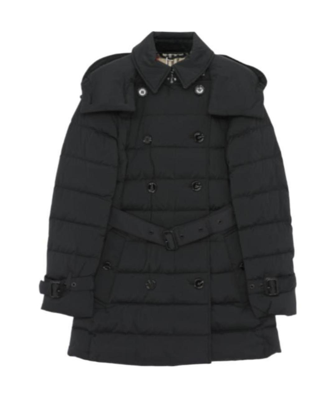 BURBERRY Черный пуховик, фото 1